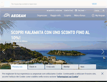 Tablet Screenshot of it.aegeanair.com