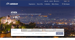 Desktop Screenshot of de.aegeanair.com